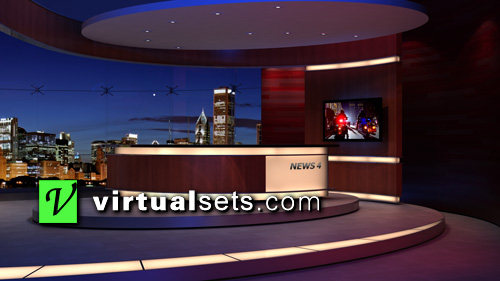 News 4 - Virtual Set Design with Skyline