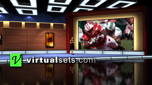 News 8 Live Virtual Set Design