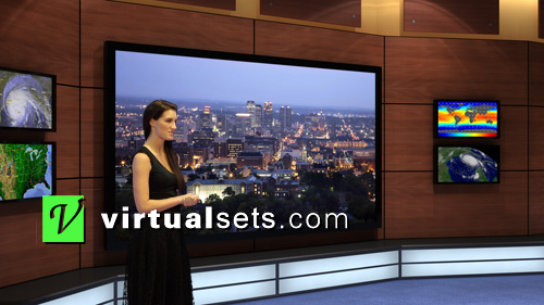 News 8 Live in HD Virtual Set Design
