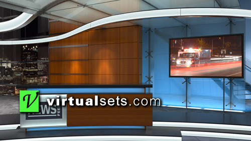 News Feed Desk Shot - Virtualsets.com
