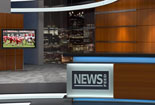 News Feed Broadcast Virtual Set.