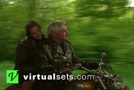 Motorcycle Cruisin' - virtual set